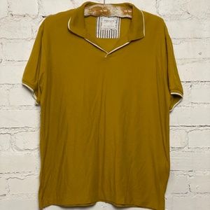 Mustard Yellow Collard shirt